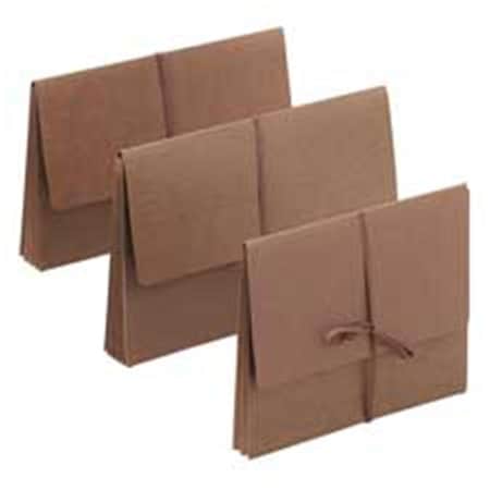 Pen2Paper Expanding Wallet w-Elastic Ties- 3-.50in. Exp- 11-.75in.x9-.50in. PE3193724